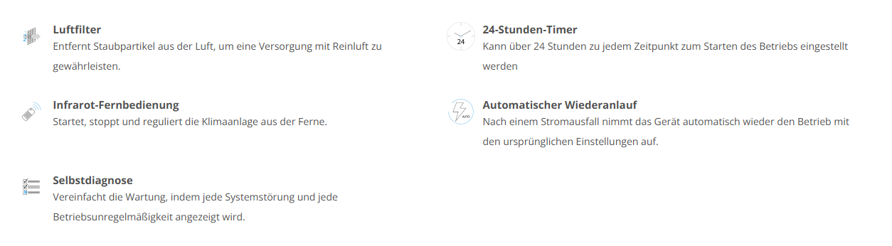 Klimaanlage Daikin Sensira