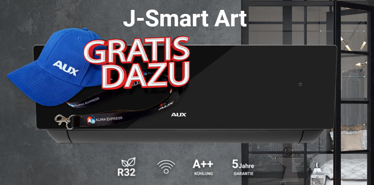 AUX J-Smart Art Klimaanlage mit Gratis