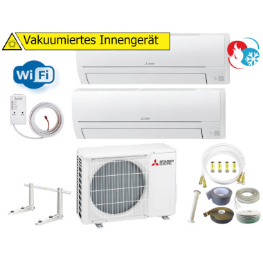 Mitsubishi MultiSplit Duo 2x 2,5 kW - 2x MSZ-HR25VF -...