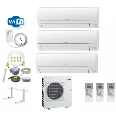 Mitsubishi MultiSplit Trio 2x 2,5 kW + 3,4 kW - 2x...