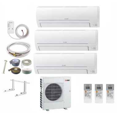 Mitsubishi MultiSplit Trio 2x 2,5 kW + 3,4 kW - 2x...