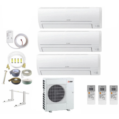 Mitsubishi MultiSplit Trio 3x 2,5 kW - 3x MSZ-HR25VF -...