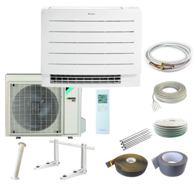 DAIKIN Truhengerät Perfera FVXM25 2,4 kW mit Montageset
