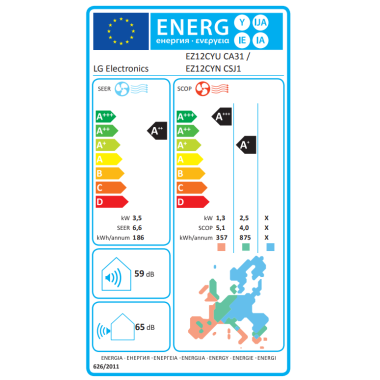 LG Standard EZ12CYN 3,5 kW WiFi