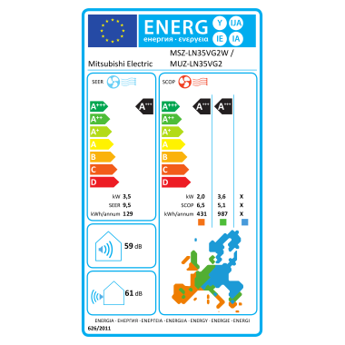 Mitsubishi Diamond 3,5 kW - 4 Farben - Quick Connect und Konsole Optional