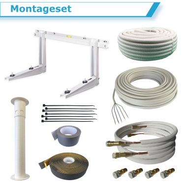 Mitsubishi MSZ-HR25VFK2 2,5 kW mit WiFi und Quick Connect Set Optional