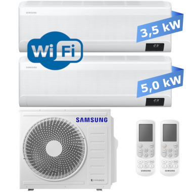 Multisplit Samsung WindFree Avant 3,5 kW + 5,0 kW +...