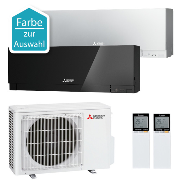 Mitsubishi Duo Multisplit Premium 2x 2,5 kW + MXZ-2F42VF - Farbe zur Auswahl