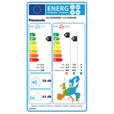 Panasonic TZ Ultrakompakt KIT-TZ35-CKE 3,5 kW