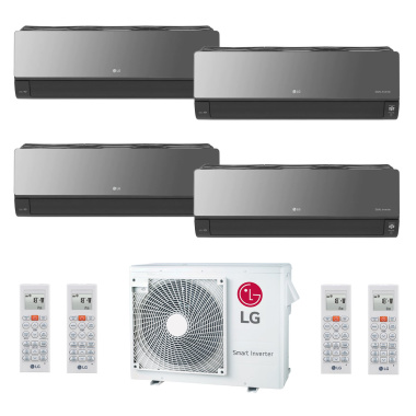LG Multisplit Artcool Mirror / Energy 1x 5 kW AC18 + 1x 3,5 kW AC12 + 2x 2,5 kW AC09 + MU5R30