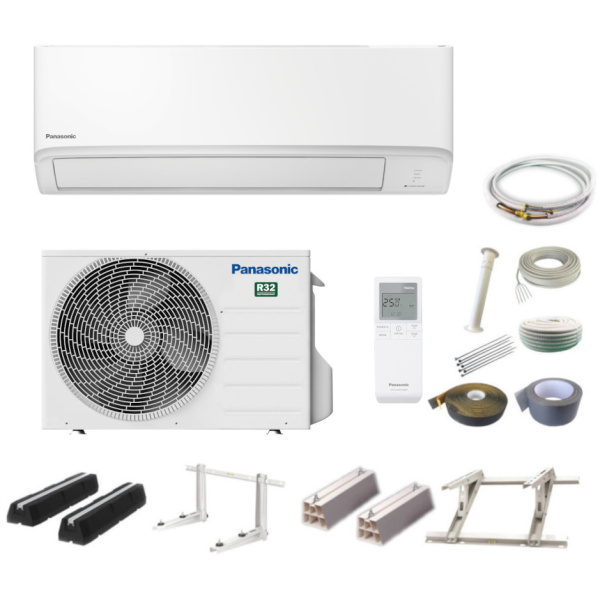 Panasonic TZ Ultrakompakt KIT-TZ35-CKE 3,5 kW mit Montageset Optional