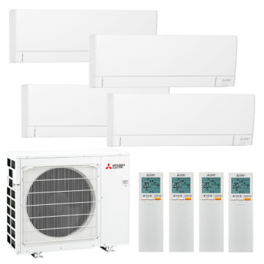 Mitsubishi Multisplit 4x 2,5 kW MSZ-AY25VGK + MXZ-4F72VF