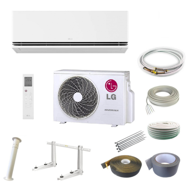 LG Dualcool Soft Air Deluxe P09SND 2,5 kW optional Montageset