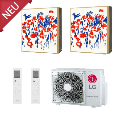 Multisplit LG Artcool Gallery Photo 2x 3,5 kW + MU2R17