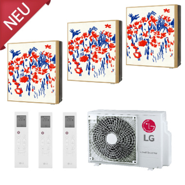Multisplit LG Artcool Gallery Photo 3x 2,5 kW + MU3R19