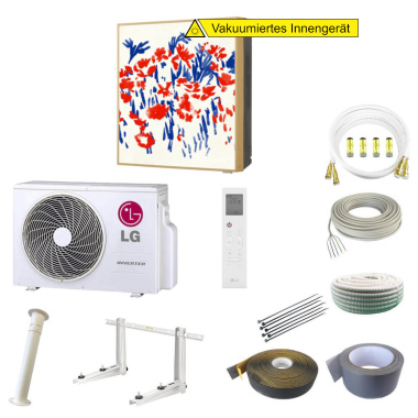LG Artcool Gallery Photo A09GA1 2,6 kW mit Quick Connect...