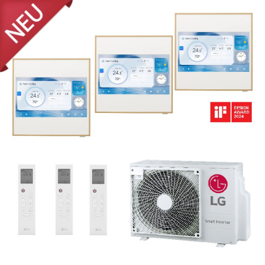 Multisplit LG Artcool Gallery LCD 3x 3,5 kW + MU3R21