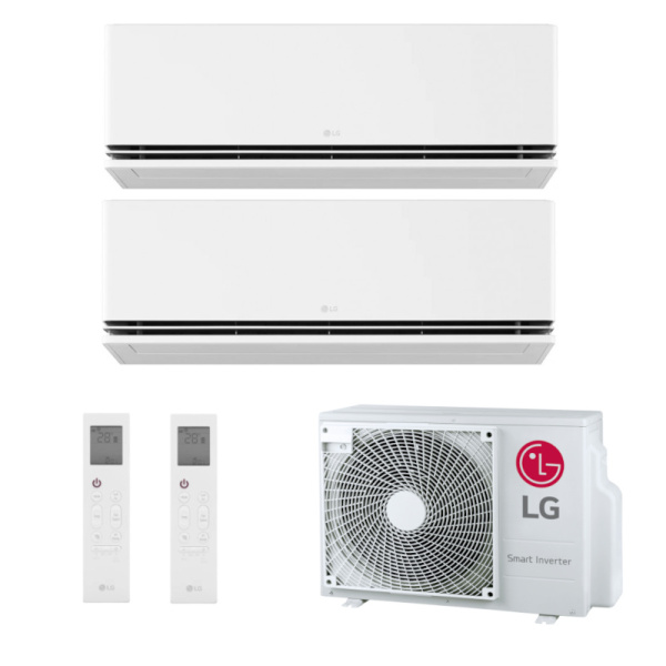 Multisplit LG Dualcool Soft Air Deluxe 2x 2,5 kW + MU2R15