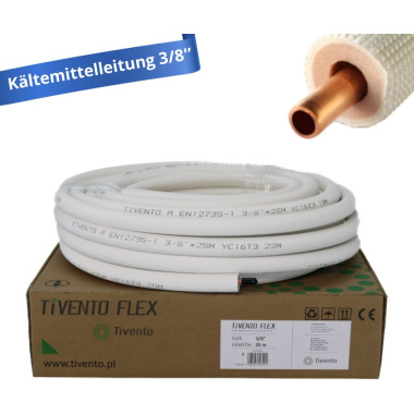 TIVENTO FLEX Klimaanlage Kältemittelleitung 3/8  -...