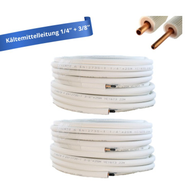 2x TIVENTO FLEX Klimaanlage Kältemittelleitung Set...