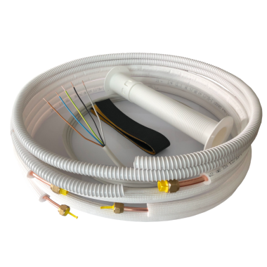 Montage Set für Klimaanlage Kältemittelleitung 1/4"+ 3/8" - 1 m