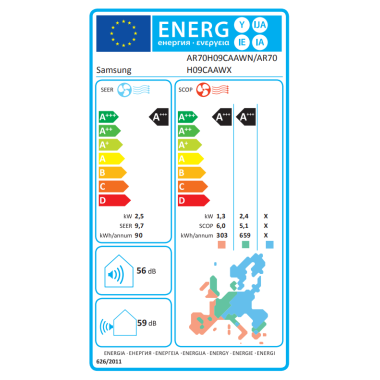 Samsung Wind-Free Premiere+ AR70H09CAAWN 2,5 kW mit Quick Connect Optional
